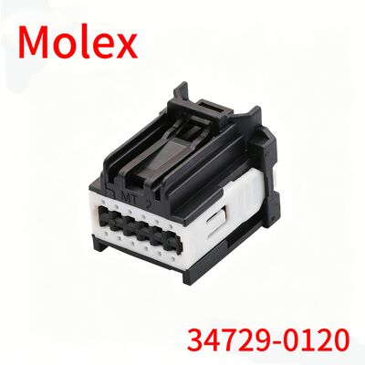 Molex 34729-0120 2.00mm Pitch Wire-to-Board Connector Housing, 7 Circuits, White PBT