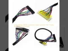  Lvds Harness  30 Pin Connector Cable Jacket UL VW-1 Cable Assembly Manufacture
