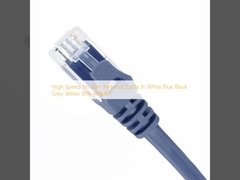 High Speed 1m-20m Network Cable In White Blue Black Grey Yellow 10%-90%RH