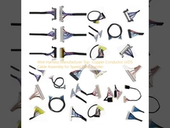 Wire Harness Manufacturer Top- Copper Conductor LVDS Cable Assembly for Speed Data Transfer