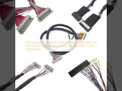 High-Speed LVDS Cable For Industrial Applications With Fast And Accurate Data Transfer LVDS Cable Assembly Custom Cable Design