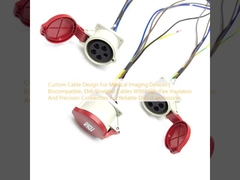 Custom Cable Design For Medical Imaging Devices | Biocompatible, EMI-Shielded Cables With High-Flex Insulation And Precision Connectors For Reliable Data Transmission